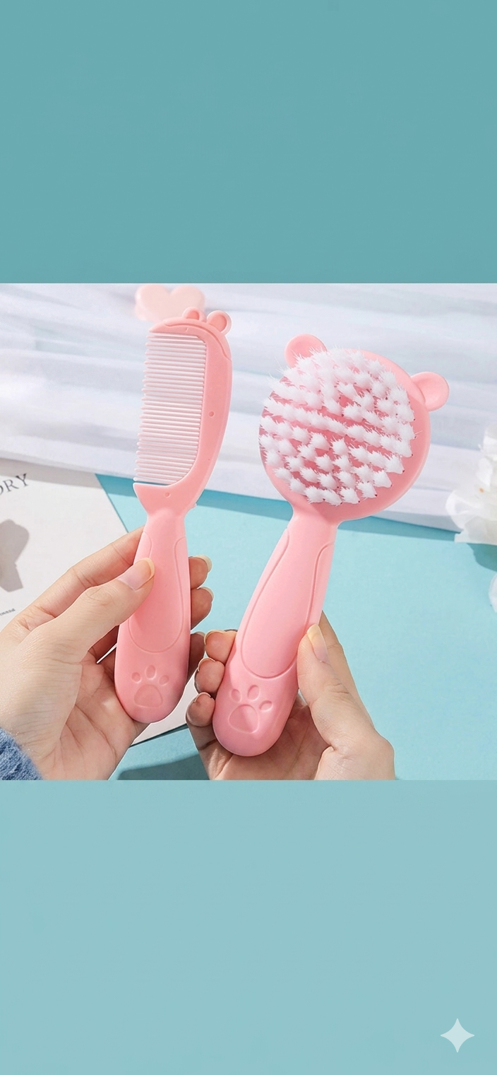 Baby Hair Brush & Comb Set